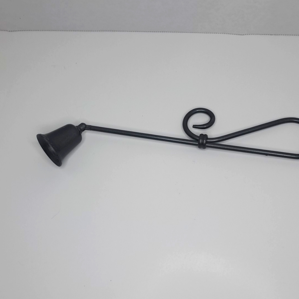 Partylite Vintage Chrome Candle Snuffer Hooked Handle 11"